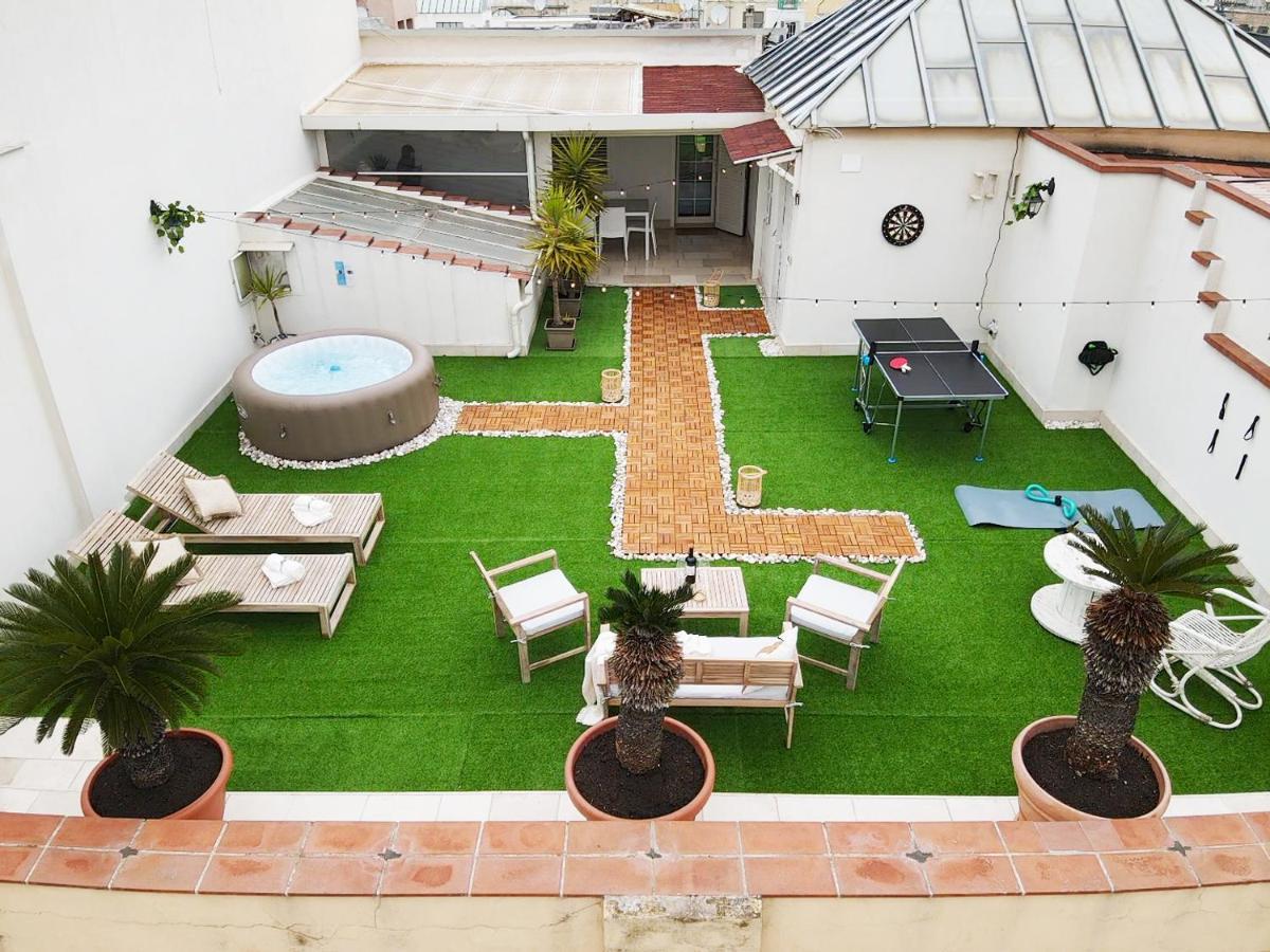 Appartamento Apulialux Private 100Mq Rooftop Oasis W Jacuzzi Bari Esterno foto