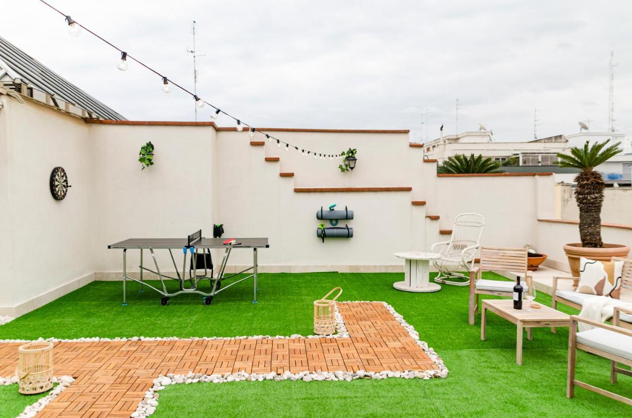Appartamento Apulialux Private 100Mq Rooftop Oasis W Jacuzzi Bari Esterno foto