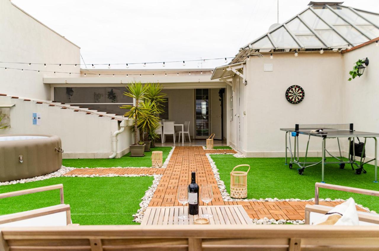 Appartamento Apulialux Private 100Mq Rooftop Oasis W Jacuzzi Bari Esterno foto