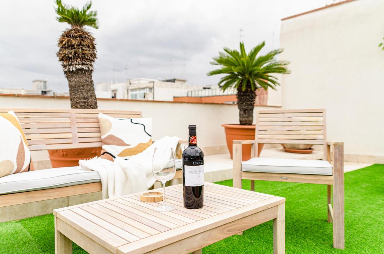 Appartamento Apulialux Private 100Mq Rooftop Oasis W Jacuzzi Bari Esterno foto