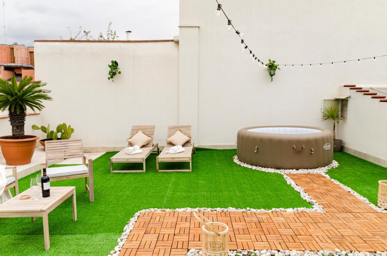 Appartamento Apulialux Private 100Mq Rooftop Oasis W Jacuzzi Bari Esterno foto
